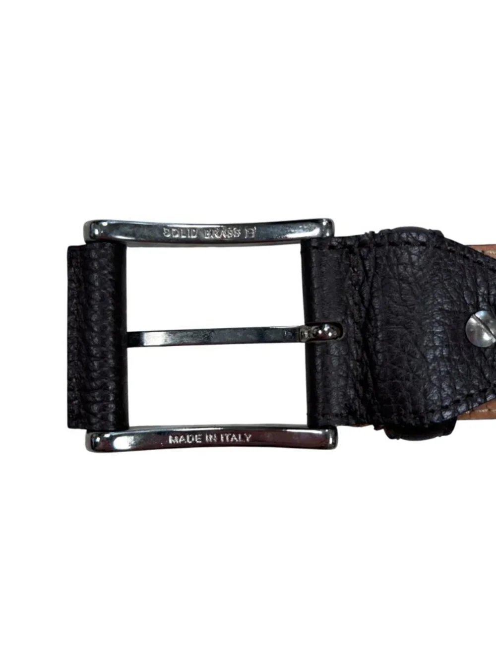 Dania for Andrew’s Milano Italy Leather Belt 105/120 Office Preppy Men